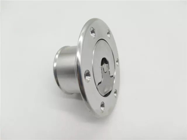 Billet Aluminum Aircraft Style Fuel Cell Gas Cap With 6 Hole Anodized Universal 3