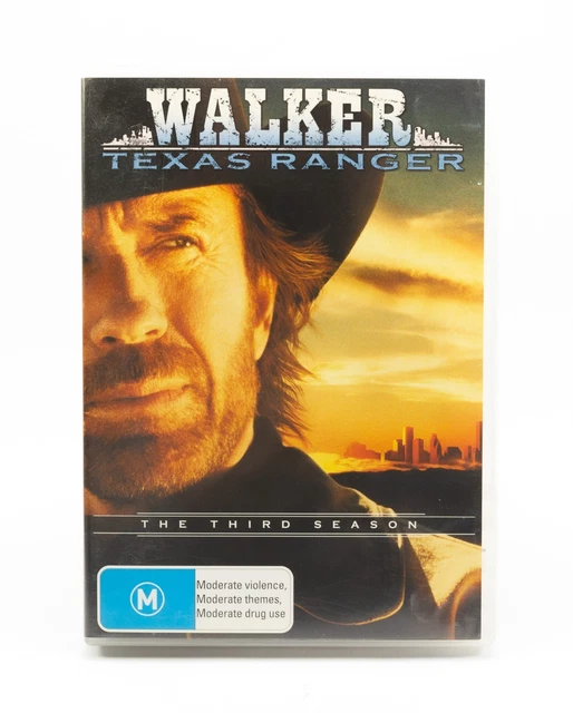 WALKER TEXAS RANGER DVD Set Complete Season 3 Region 4 Chuck Norris ...