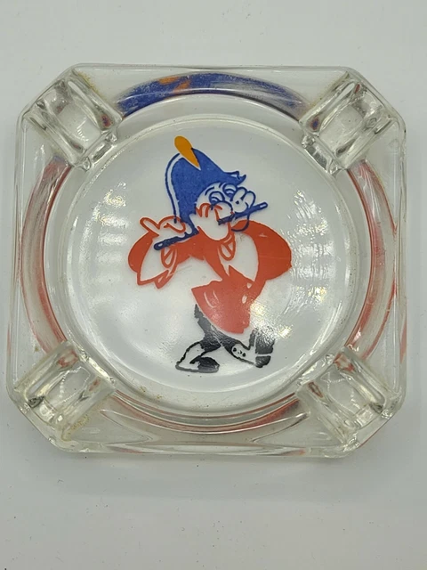 VINTAGE 1950's Pfeiffer Beer, Glass Ashtray, Pfeiffer's Brewing