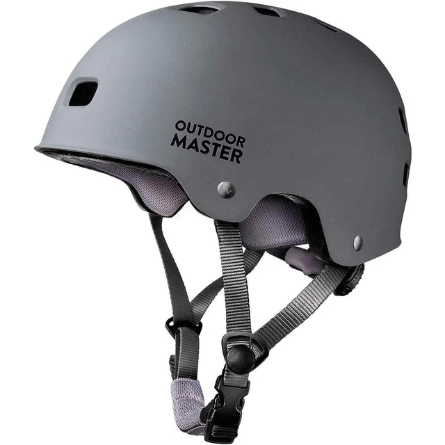 Skateboard Cycling Helmet - Two Removable Liners Ventilation -Medium