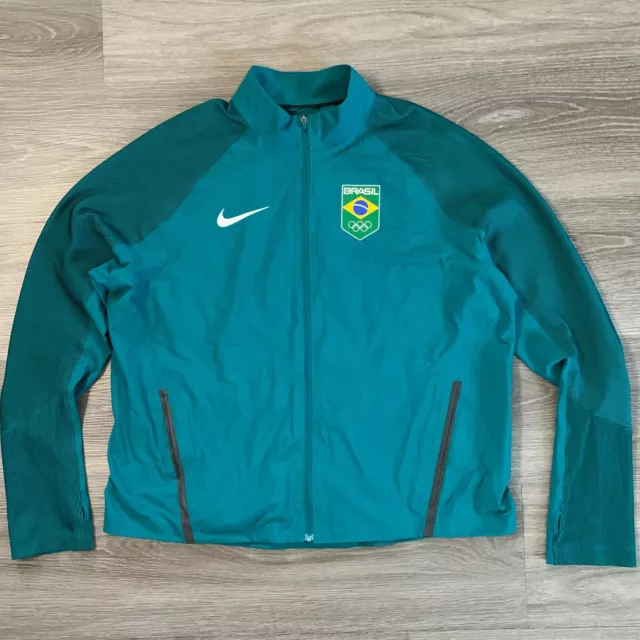 Brazil Brasil 2014 training football zip jacket Nike size XS
