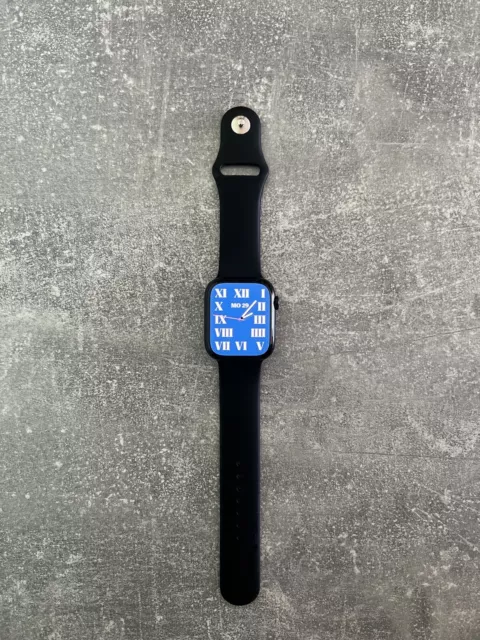 WIE NEU - Apple Watch Series 7 (2021) GPS 45 mm - Aluminium Mitternacht Preis VB