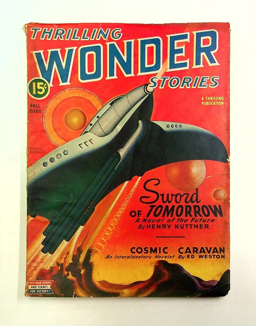 Thrilling Wonder Stories Pulp Nov 1945 Vol. 27 #3 GD/VG 3.0