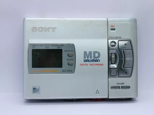 Sony MZ R50 MD-Player-Motor dreht sich, kein Display. Für Ersatzteile oder...