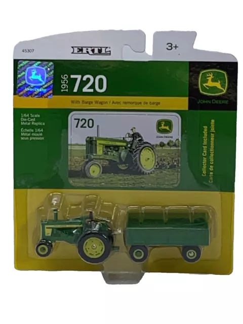 1/64 Ertl John Deere 720 W/ Wagon