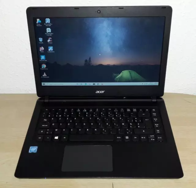 Pc Portable 14 Acer Aspire Es1-432 Windows10+Office Ssd+Hdd Top Etat Batterie Ok 2