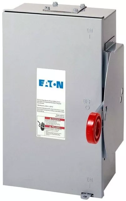 Eaton 100 Amp 24,000 Watt Outdoor Electrical Double Throw Safety Transfer Switch