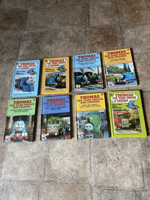 VINTAGE LADYBIRD THOMAS THE TANK ENGINE & FRIENDS x 8 BOOKS £8.50 ...