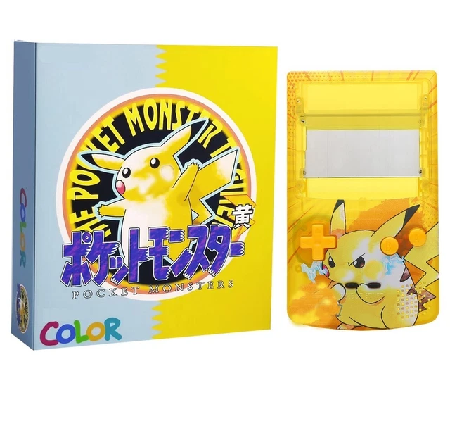 NINTENDO PIKACHU POKEMON Complete Shell Kit Game Boy Color Housing GBC ...