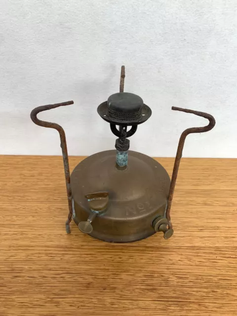 🔹🔹 Vintage Comfort No. 1 Brass Kerosene Camping Camp Stove Made In Australia