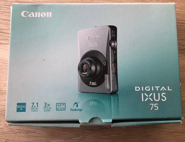 Canon IXUS 75 7.1MP Digital Camera - Silver