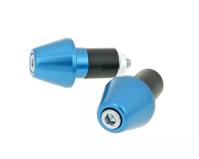 Lenkerende Vibrationsdämpfer shorty - blau 17,5mm