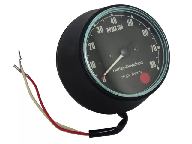 Genuine Harley-Davidson Tachometer Sportster FXR XL XLH Red Dot 92051-75B NEW