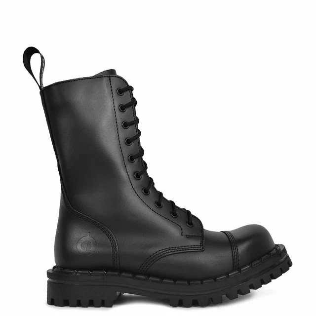 Steel toe on sale goth boots