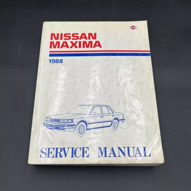 1988 ‘88 Nissan Maxima Model U11 Series Service Repair Workshop Manual OEM