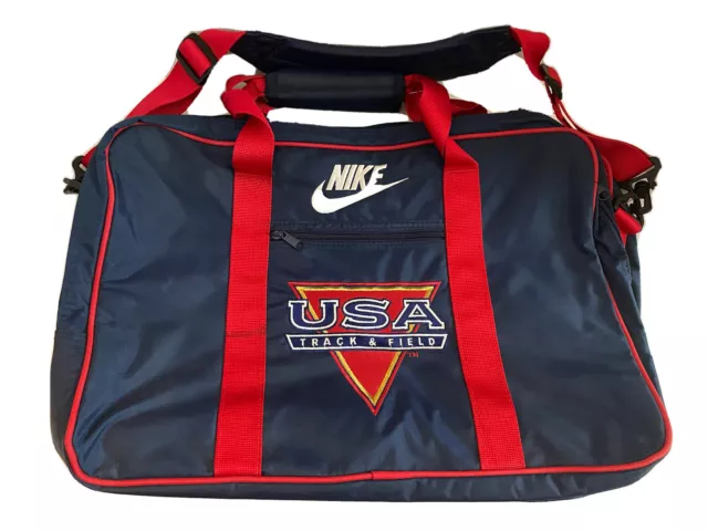 Vintage Nike USA Track & Field Travel Gym Bag Carry On NEW NWT RARE