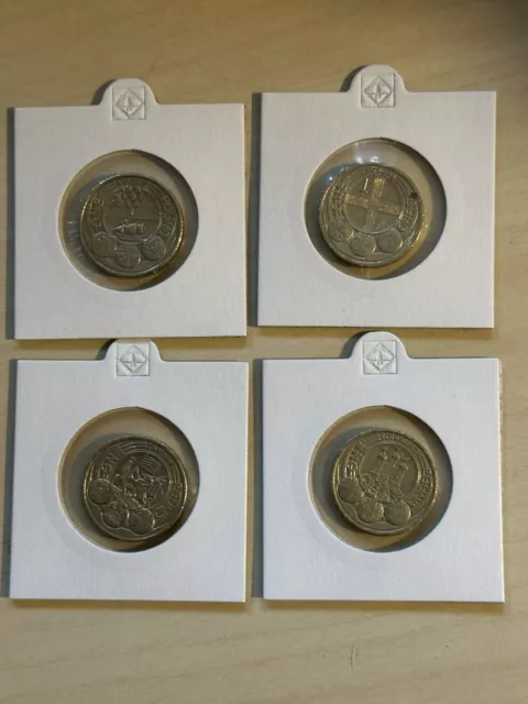 2010/2011, UK CAPITAL CITIES  RARE Round £1 coin set, great condition.
