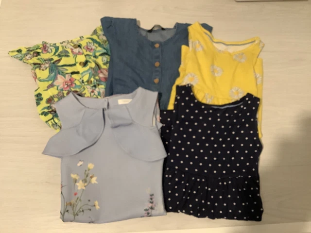 Pacchetto Next/George/Matalan/Noce Moscata X 5 @ Abiti/Tuta Età 5-6 Anni
