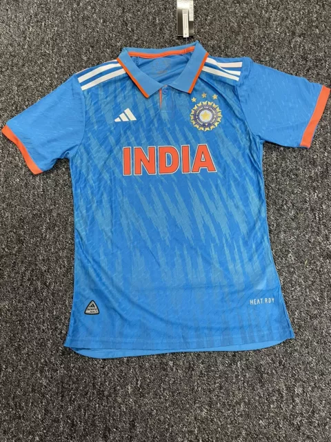 ADIDAS India TRI-COLOUR Cricket Jersey Size Medium