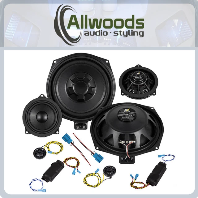 ESX BMW SPEAKER Upgrade 3 way components SXB8.3C 200w BMW 3 series F34 ...