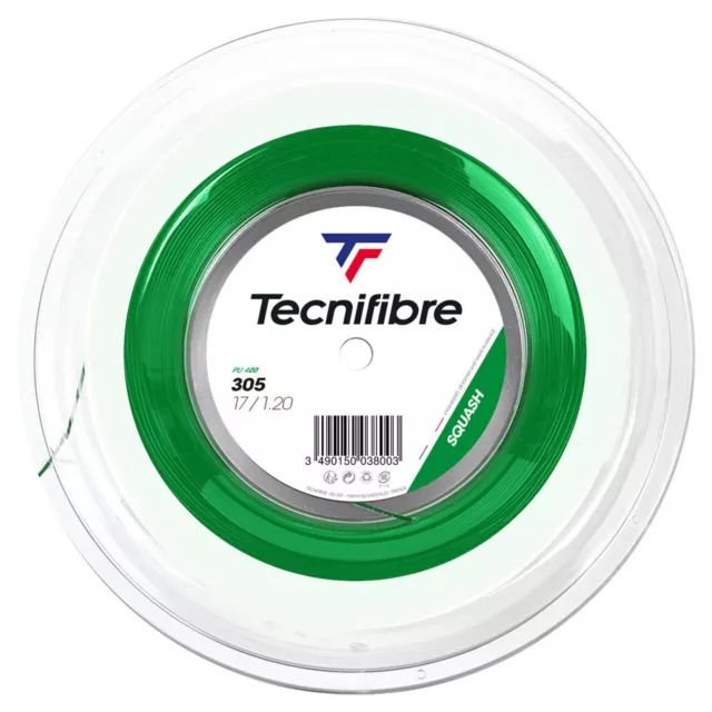 Tecnifibre 305 Squash String - 110m Reel - Green - 1.20mm / 17