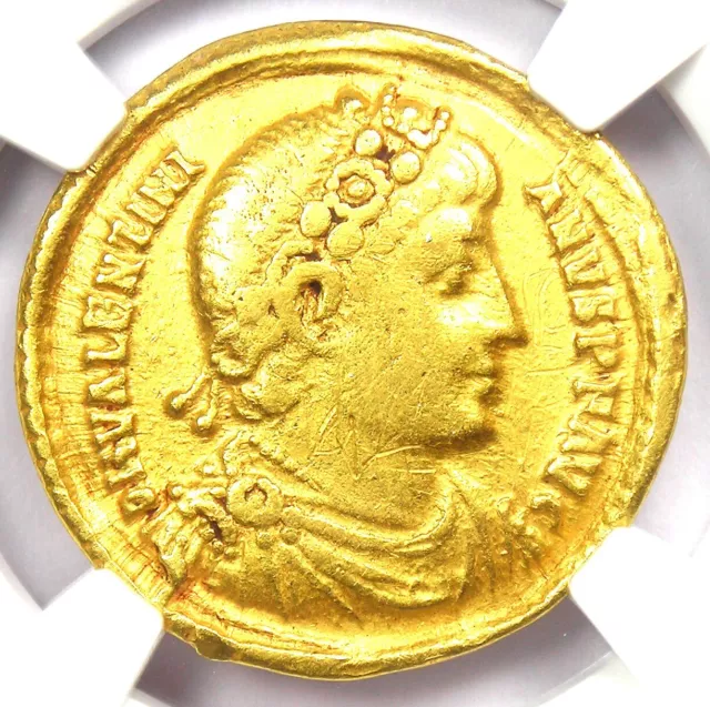 Valentinian I Gold AV Solidus Gold Roman Coin 364-375 AD - Certified NGC VF