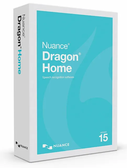 Nuance Dragon Home 15 - New Retail Box, DC09A-G00-15.0