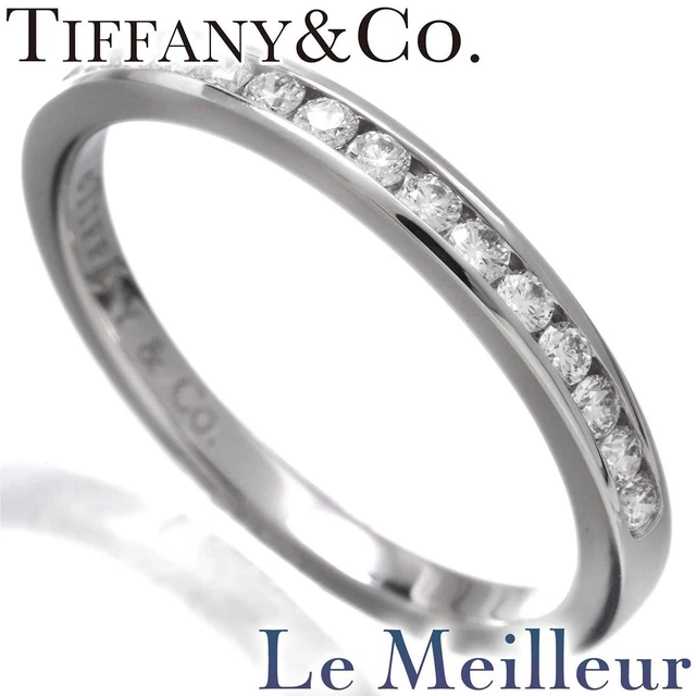 TIFFANY Anillo de alianza de boda con ajuste de diamante