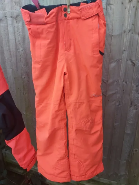 Dare 2b Ski Trousers Age 11/12  Neon Orange Eu 152 Height 152 Cm Unisex
