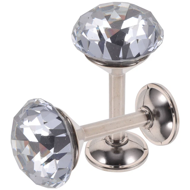 2pcs rideaux de rideaux de diamant empiècements de porte de mur de