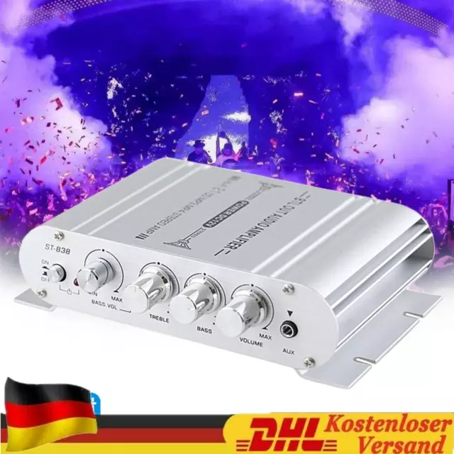 2.1 CHANNELS 400W Hi-Fi Auto Stereo 12V Audio Amplifier MP3 Radio