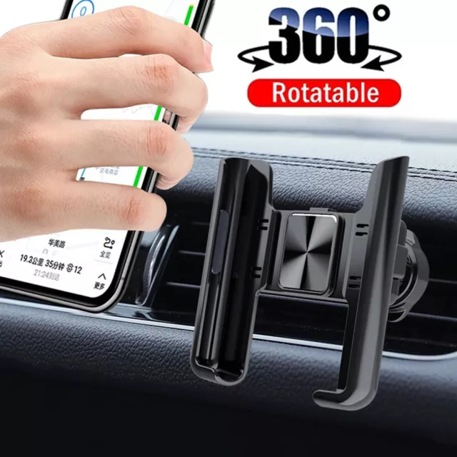 1pcs Gravity Car Phone Holder 360° Air Vent Clip Mount Stand For Cell phone GPS