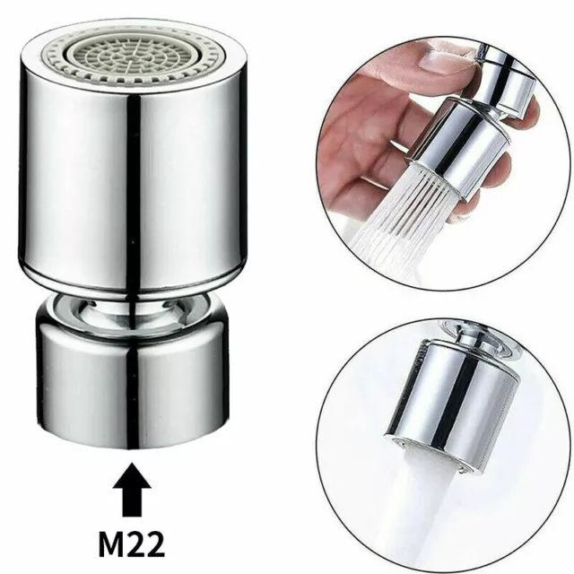 Kitchen Tap Aerator 360 Faucet Rotate Swivel End Diffuser Female Thread Adapter