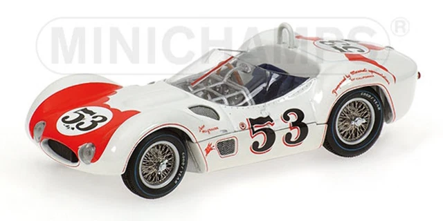Tecnomodel 1:18 Maserati Tipo 61 Birdcage #98 5ème Riverside 200 Milles 1960 Tm18 276d