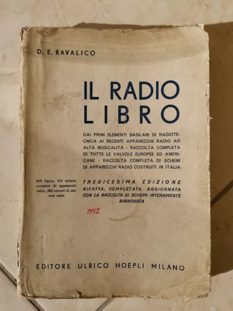 Ravalico Il Radio Libro Radiolibro 13 ed - Hoepli 2020