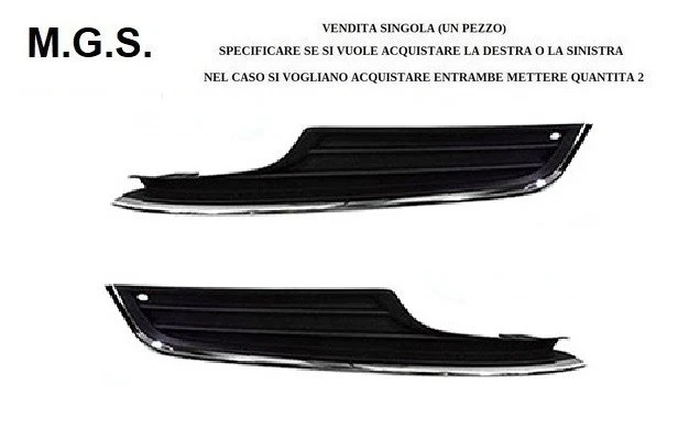 GRIGLIA PARAURTI ANTERIORE/SX C/FENDINEBBIA FIAT PUNTO SPORT/HGT - Foto 7