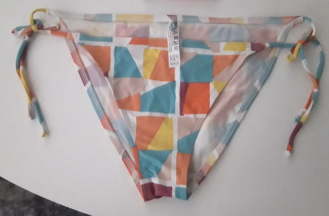 Maillot De Bain Princesse Tam Tam - Bikini String - Taille 38B - Vert Anis - Neuf Jamais Porté