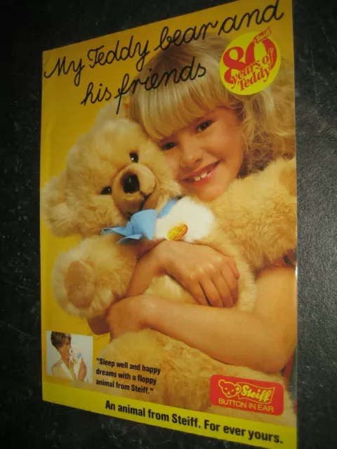 UK (65) Steiff Catalog Brochure 1983 My Teddy Bear and His.. Catalogue Catalogo