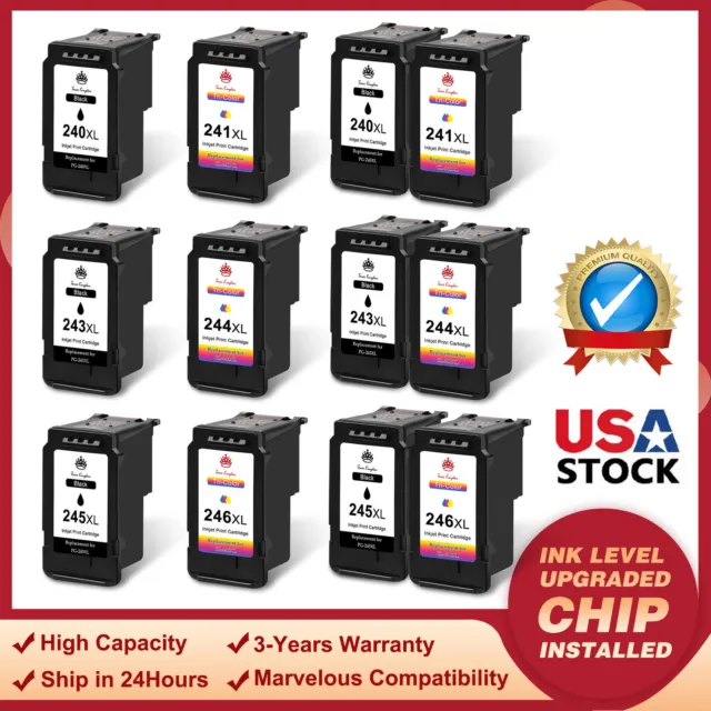 PG-240XL CL-241XL PG-243XL CL-244XL PG-245XL CL-246XL PG-275XL Ink For Canon lot