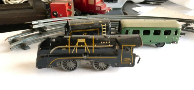 Train Mécanique Ancien JEP N°2 - Années 30/40 - Tôle - Remontage à Clé