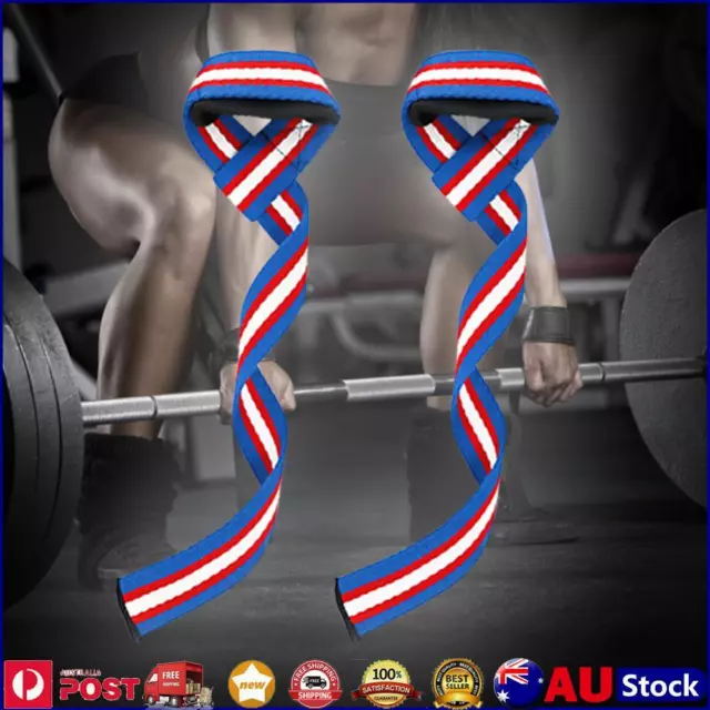 Nylon Deadlift Training Straps Multifunctional Wrist Strap Brace for Gym Fitness