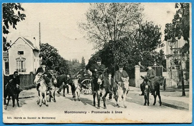 CPA: Montmorency - Donkey Walk / 1908