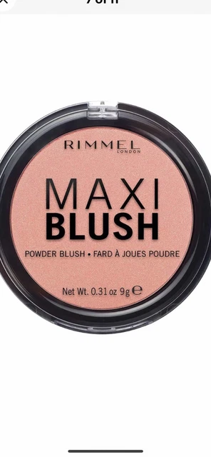 Polvo prensado compacto ruborizante facial RIMMEL Maxi 9 g. Sombra 001 tercera base