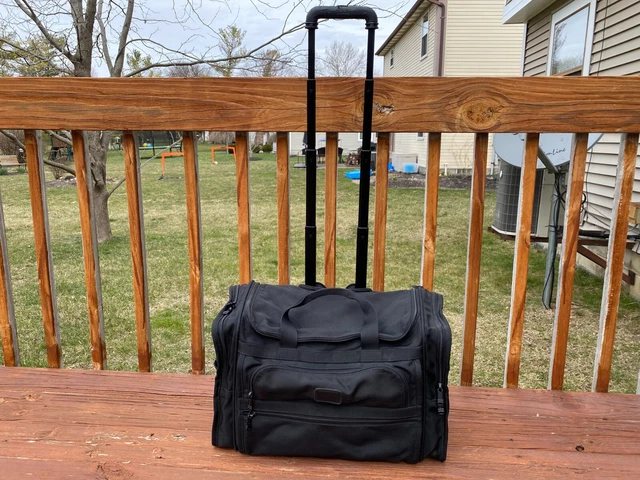 Tumi Wheel A Way 22" Duffel Fuzion Z Nylon Alpha Carry On Bag #2254D3 Black