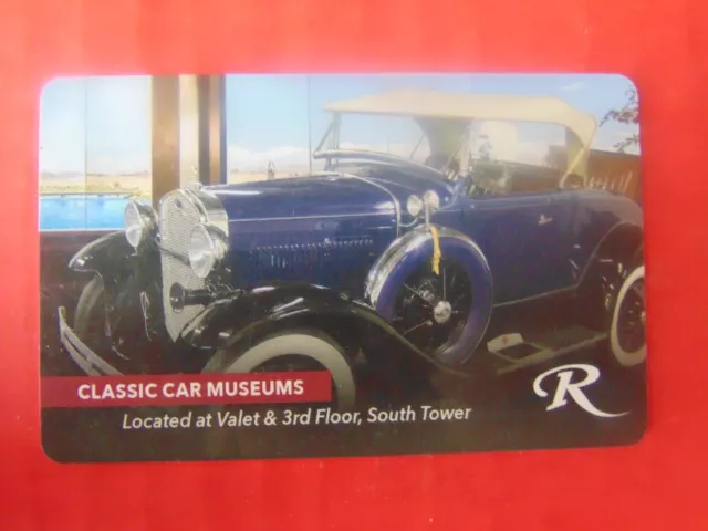 CASINO DON LAUGHLIN'S RIVERSIDE Hotel Room Key Card Laughlin Classic Car Museums