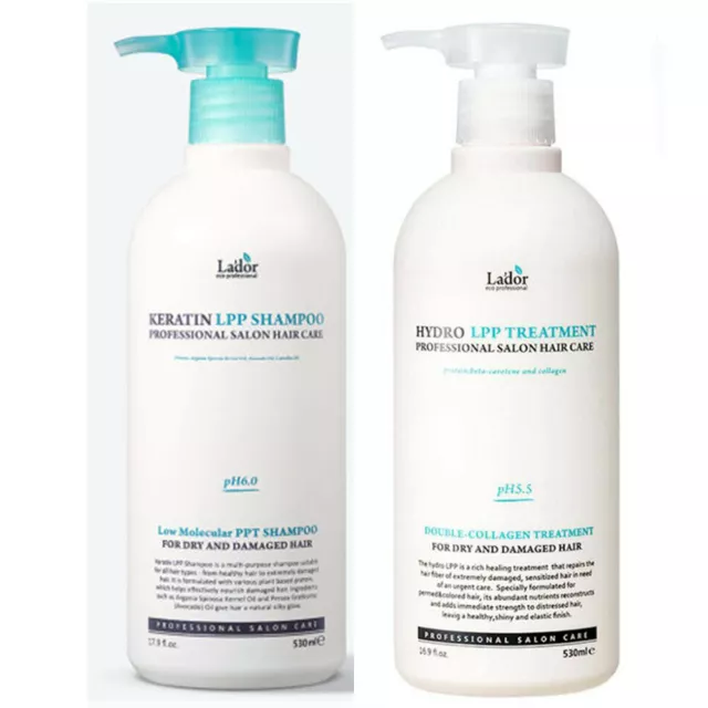 LADOR Keratin LPP Shampoo 530ml Hydro LPP Behandlung 530ml Set K-Beauty