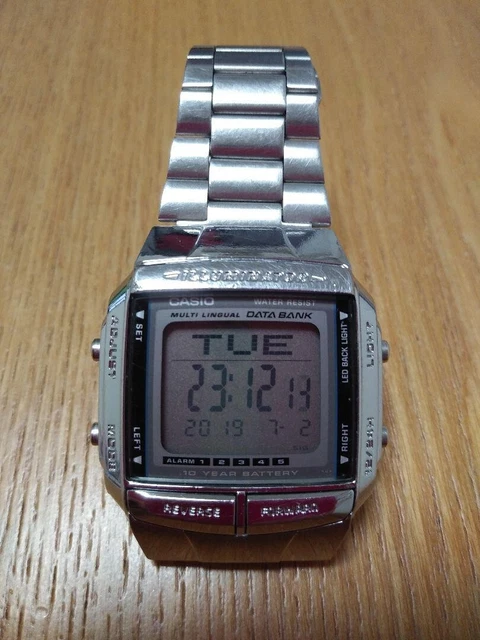 Casio Data Bank Men's Watch Rare Collectible Vintage USED from Japan