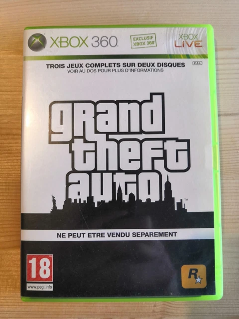 GTA IV 4 Liberty City EDITION INTEGRALE rare COMPLET FRA XBOX 360 MICROSOFT