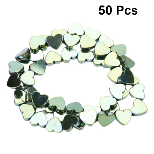 European Bead Spacers Stone Heart Beads Jewlery Beads Colorful Beads Natural 3