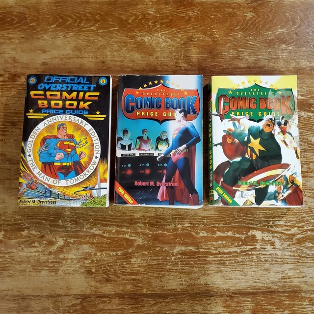Overstreet Comic Book Price Guide # 18 29a 29b Vintage Lot of 3 NICE CONDITION!